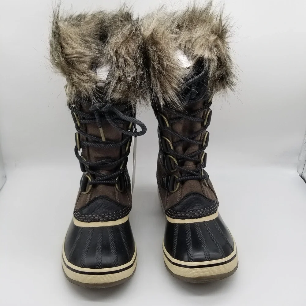 Sorel Joan of Arctic Winter Boots 5.5  Waterproof Insulated Suede Lace Up Winter